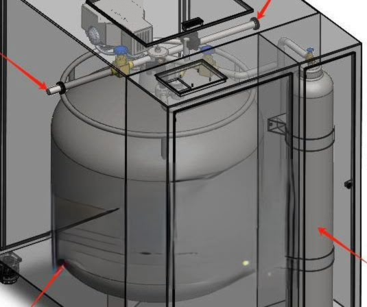 CS-500 liquid-nitrogen suppression system